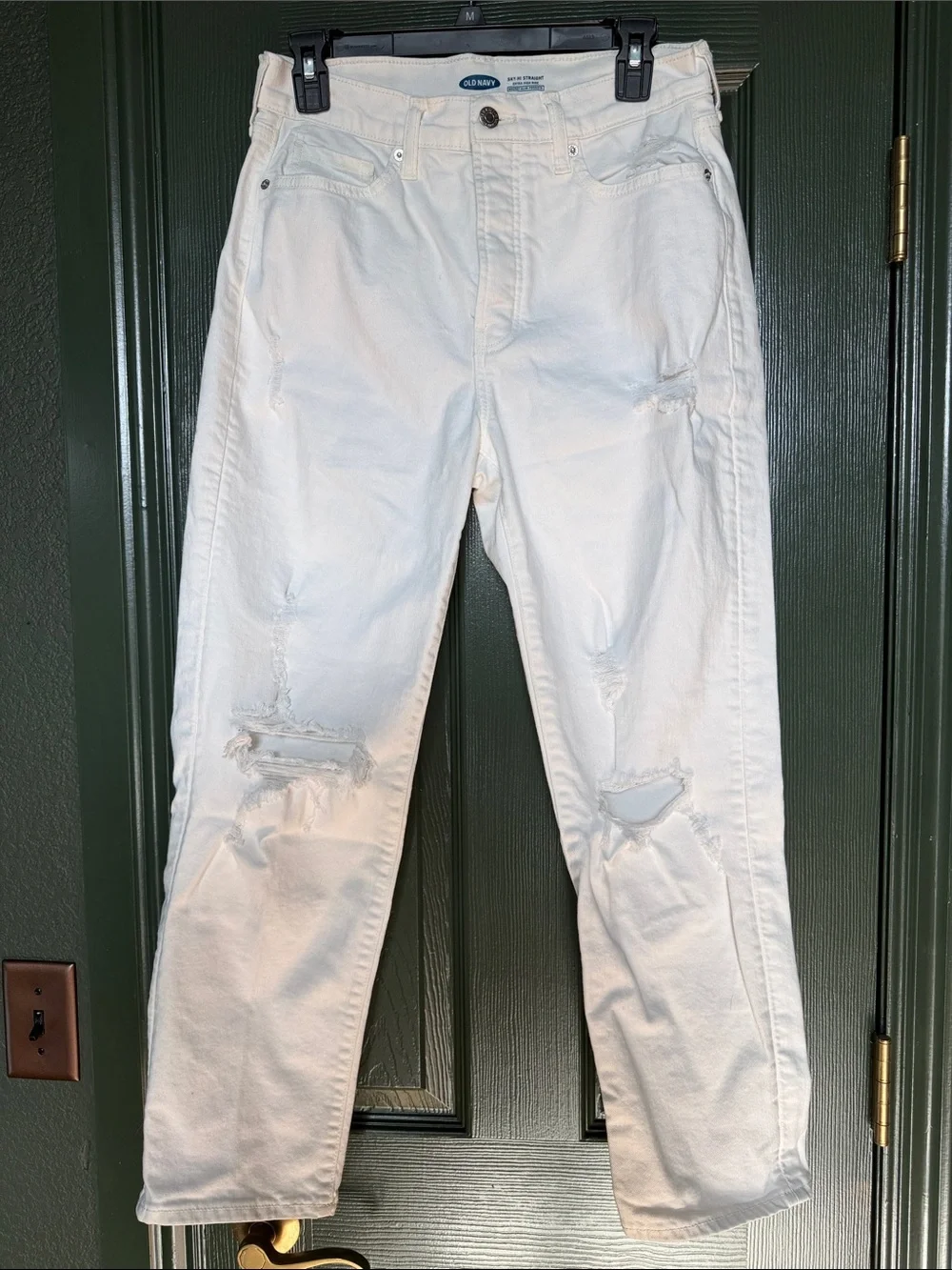 Old navy sky hi straight leg jeans